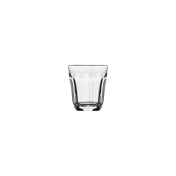 Baroque Espresso Glass - 100ml from Pasabahce. Sold in boxes of 6. Hospitality quality at wholesale price with The Flying Fork! 