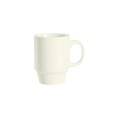 Stackable Mug - Duraceram, 250ml from Duraceram. made out of Ceramic and sold in boxes of 12. Hospitality quality at wholesale price with The Flying Fork! 