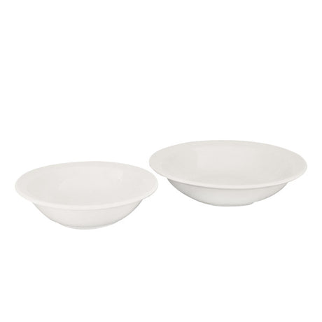 Cereal-Pasta-Soup Bowl - Narrow Rim, 170mm from Basics. made out of Porcelain and sold in boxes of 24. Hospitality quality at wholesale price with The Flying Fork! 