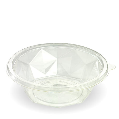 Salad Bowl - Clear, 24oz (Box of 450) from BioPak. Compostable, made out of Bioplastic and sold in boxes of 1. Hospitality quality at wholesale price with The Flying Fork! 