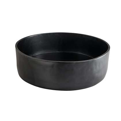 Circle Bowl - Ebony, 500mm from Kenny Mack Designs. Sold in boxes of 1. Hospitality quality at wholesale price with The Flying Fork! 