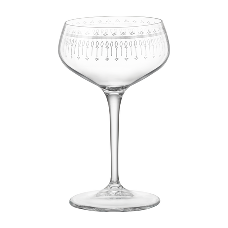 Bartender Art Deco' Cocktail 235Ml from Bormioli Rocco. Fine rim, made out of Glass and sold in boxes of 6. Hospitality quality at wholesale price with The Flying Fork! 