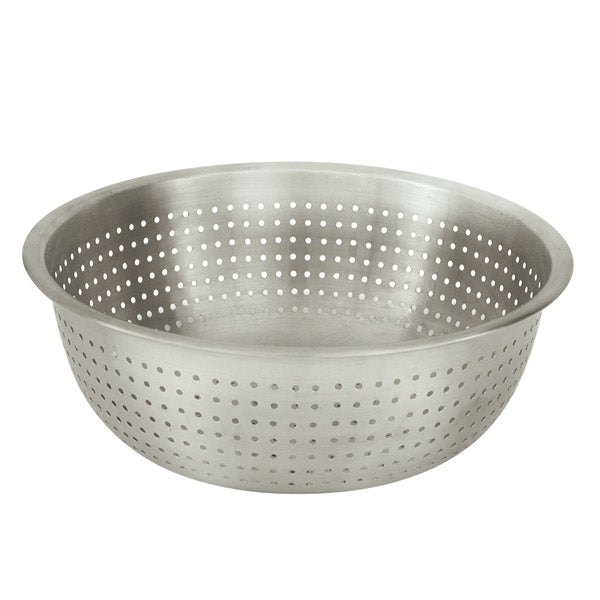 Colander - S-S, Chinese Style,280mm from TheFlyingFork. Sold in boxes of 1. Hospitality quality at wholesale price with The Flying Fork! 