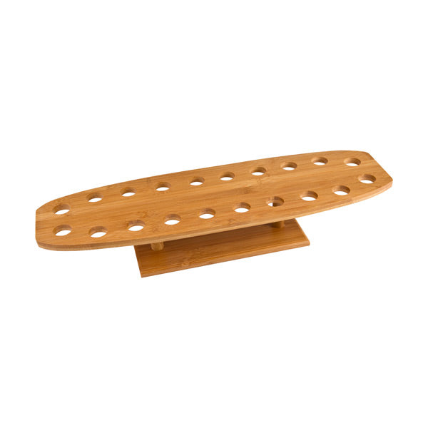 Cone Holder - Bamboo, 20 - Hole from TheFlyingFork. Sold in boxes of 1. Hospitality quality at wholesale price with The Flying Fork! 