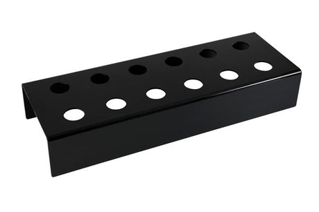 Black 12-hole cone holder on white background