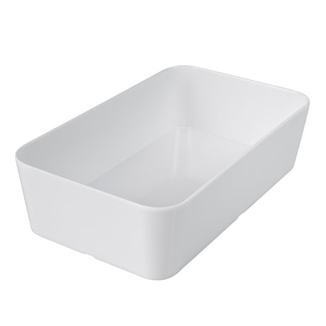 Deep Dish - White, 250 x 150 x 65mm from Ryner Melamine. Sold in boxes of 3. Hospitality quality at wholesale price with The Flying Fork! 