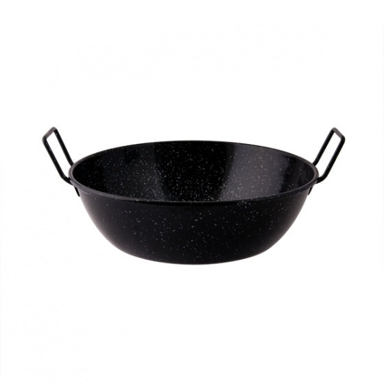 Deep Pan - Enamelled, 140mm from Pujadas. Sold in boxes of 1. Hospitality quality at wholesale price with The Flying Fork! 
