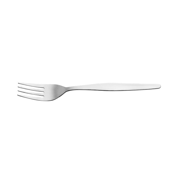 Dessert Fork - OSLO from Basics. made out of Stainless Steel and sold in boxes of 12. Hospitality quality at wholesale price with The Flying Fork! 