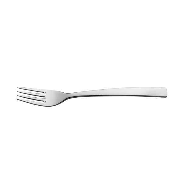 Dessert Fork - TORINO from Basics. made out of Stainless Steel and sold in boxes of 12. Hospitality quality at wholesale price with The Flying Fork! 