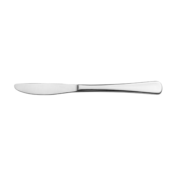 Dessert Knife - Solid Handle, MILAN from Basics. made out of Stainless Steel and sold in boxes of 12. Hospitality quality at wholesale price with The Flying Fork! 