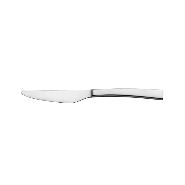 Dessert Knife - Solid Handle, TORINO from Basics. made out of Stainless Steel and sold in boxes of 12. Hospitality quality at wholesale price with The Flying Fork! 