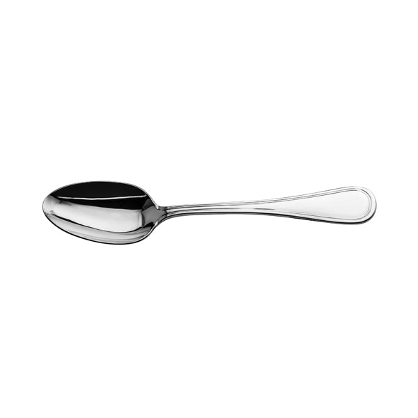 Dessert Spoon - ATLANTA from Basics. made out of Stainless Steel and sold in boxes of 12. Hospitality quality at wholesale price with The Flying Fork! 
