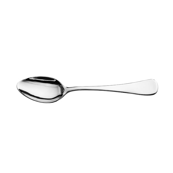 Dessert Spoon - MILAN from Basics. made out of Stainless Steel and sold in boxes of 12. Hospitality quality at wholesale price with The Flying Fork! 