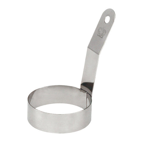 Egg Ring - S-S, W-Handle, 75mm from TheFlyingFork. Sold in boxes of 1. Hospitality quality at wholesale price with The Flying Fork! 