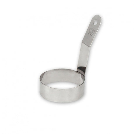 Egg Ring - S-S, W-Handle, 100mm from TheFlyingFork. Sold in boxes of 1. Hospitality quality at wholesale price with The Flying Fork! 