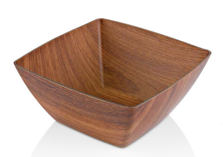 Square Bowl - Large, 240x240x110mm from Evelin. made out of Polystyrene and sold in boxes of 1. Hospitality quality at wholesale price with The Flying Fork! 