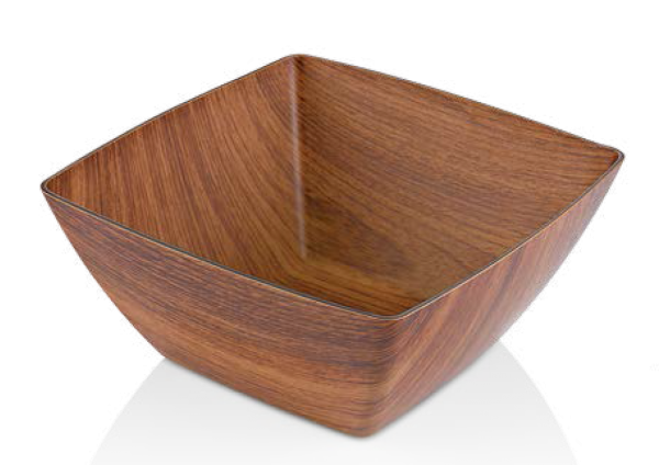Square Bowl - Extra Large, 290x290x110mm from Evelin. made out of Polystyrene and sold in boxes of 1. Hospitality quality at wholesale price with The Flying Fork! 