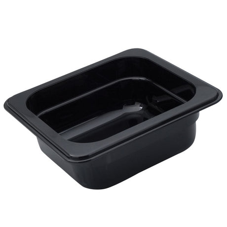 Food Pan - Pc, Black, 1-6 Size 65mm from Trenton. made out of Polycarbonate and sold in boxes of 1. Hospitality quality at wholesale price with The Flying Fork! 