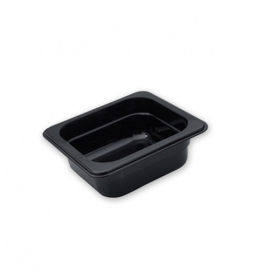 Food Pan - Pc, Black, 1-6 Size 100mm from Trenton. made out of Polycarbonate and sold in boxes of 1. Hospitality quality at wholesale price with The Flying Fork! 