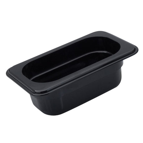 Food Pan - Pc, Black, 1-9 Size 65mm from Trenton. made out of Polycarbonate and sold in boxes of 1. Hospitality quality at wholesale price with The Flying Fork! 