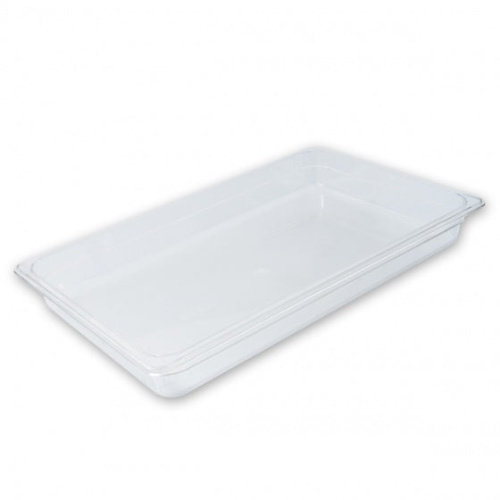 Food Pan - Pc, Clear, 1-1 Size 100mm from Trenton. made out of Polycarbonate and sold in boxes of 1. Hospitality quality at wholesale price with The Flying Fork! 