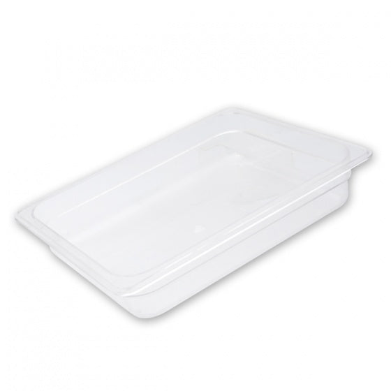 Food Pan - Pc, Clear, 1-2 Size 150mm from Trenton. made out of Polycarbonate and sold in boxes of 1. Hospitality quality at wholesale price with The Flying Fork! 