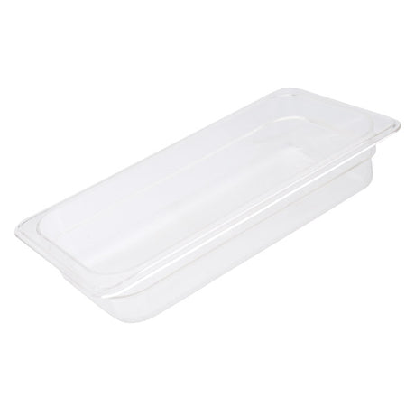 Food Pan - Pc, Clear, 1-3 Size 65mm from Trenton. made out of Polycarbonate and sold in boxes of 1. Hospitality quality at wholesale price with The Flying Fork! 