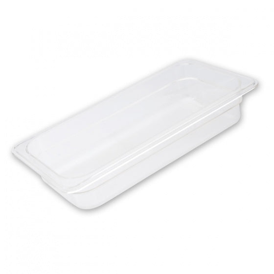 Food Pan - Pc, Clear, 1-3 Size 200mm from Trenton. made out of Polycarbonate and sold in boxes of 1. Hospitality quality at wholesale price with The Flying Fork! 