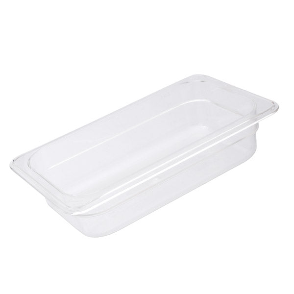 Food Pan - Pc, Clear, 1-4 Size 65mm from Trenton. made out of Polycarbonate and sold in boxes of 1. Hospitality quality at wholesale price with The Flying Fork! 
