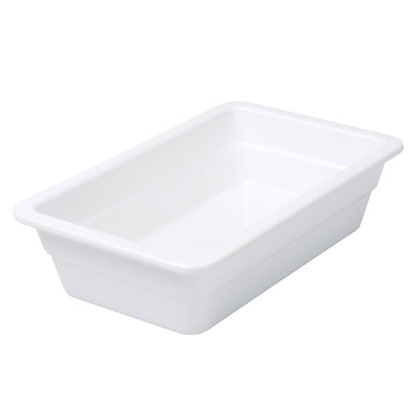 Food Pan - White, 1-4 Size 65mm - Melamine from Ryner Melamine. made out of Melamine and sold in boxes of 3. Hospitality quality at wholesale price with The Flying Fork! 
