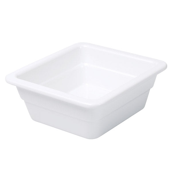 Food Pan - White, 1-6 Size 65mm - Melamine from Ryner Melamine. made out of Melamine and sold in boxes of 4. Hospitality quality at wholesale price with The Flying Fork! 