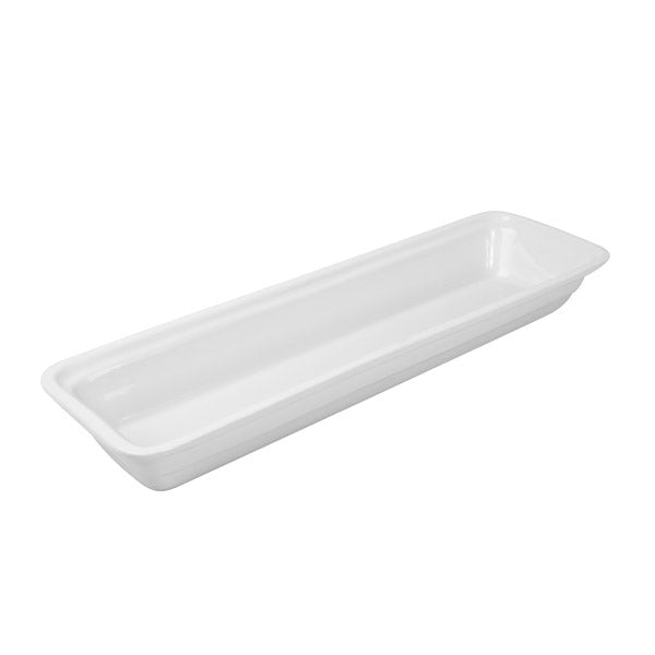 Food Pan - White, 2-4 Size 65mm from Ryner Tableware. made out of Porcelain and sold in boxes of 2. Hospitality quality at wholesale price with The Flying Fork! 