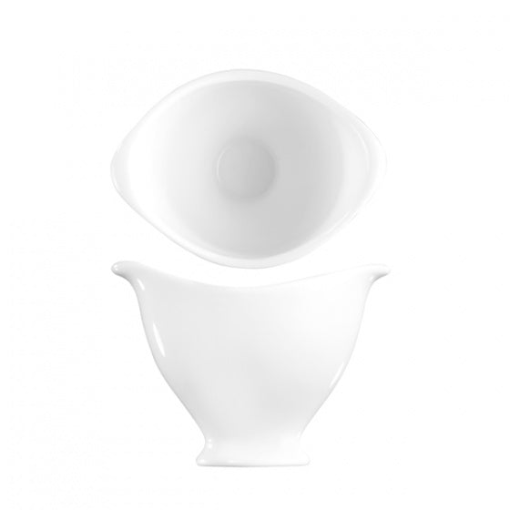 Footed Soup Bowl - 55 x 76mm-56ml from Art de Cuisine. Footed, made out of Porcelain and sold in boxes of 6. Hospitality quality at wholesale price with The Flying Fork! 