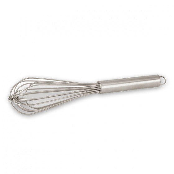 French Whisk - 18-8, 8 - Wire, 300mm from TheFlyingFork. Sold in boxes of 1. Hospitality quality at wholesale price with The Flying Fork! 