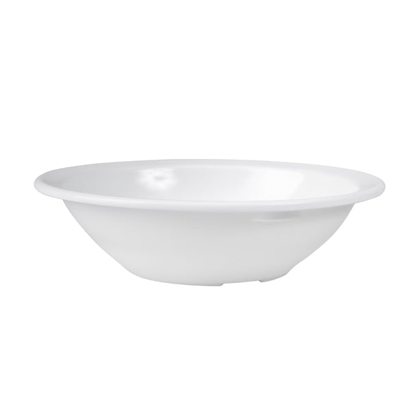 Fruit Bowl - White, 150mm from Ryner Melamine. Sold in boxes of 12. Hospitality quality at wholesale price with The Flying Fork! 