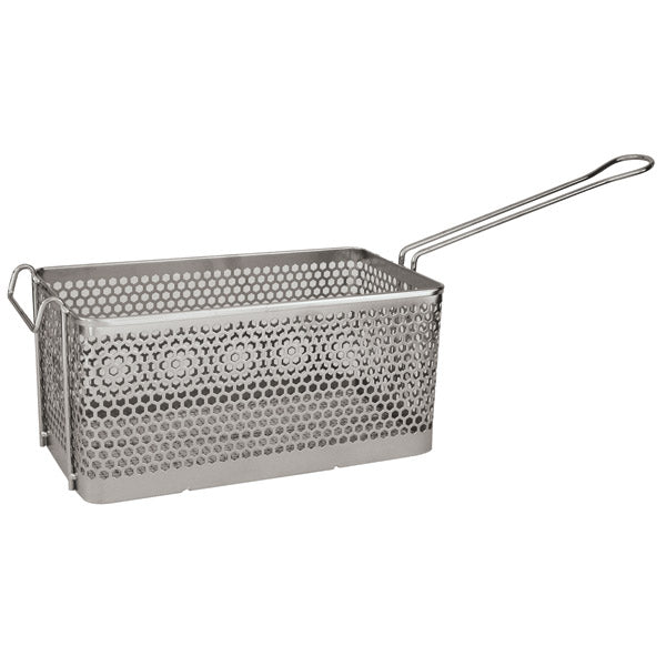 Stainless steel Deep Fry Basket on a white background