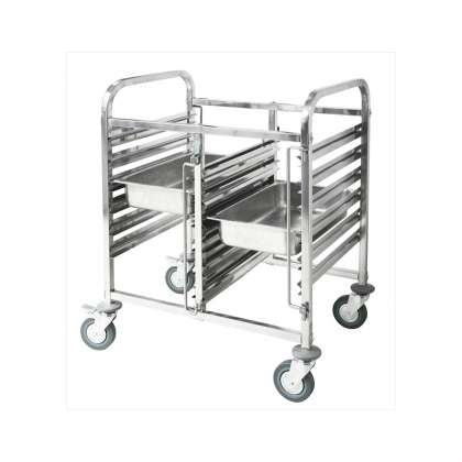 Gastronorm Trolley - 12 trays from TheFlyingFork. Sold in boxes of 1. Hospitality quality at wholesale price with The Flying Fork! 