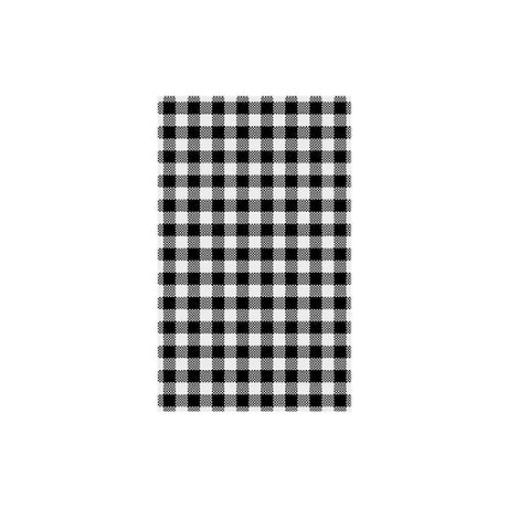 Gingham Greaseproof Paper - Black, 190 x 310mm, 200 Sheets from Moda. Sold in boxes of 1. Hospitality quality at wholesale price with The Flying Fork! 