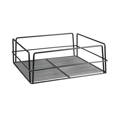 Glass Basket - Square, Black 355 x 355 x 125mm, High Sides from TheFlyingFork. Sold in boxes of 10. Hospitality quality at wholesale price with The Flying Fork! 