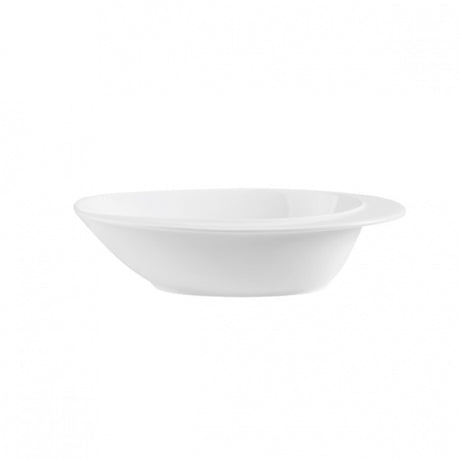 Handled Oval Bowl - 150mm from Ryner Tableware. With handles, made out of Porcelain and sold in boxes of 72. Hospitality quality at wholesale price with The Flying Fork! 