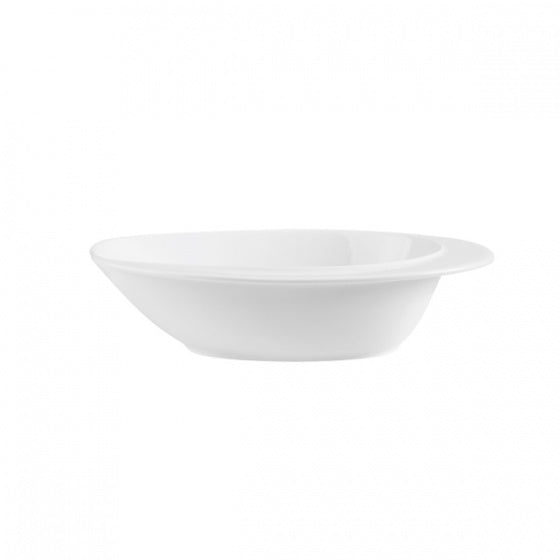 Handled Oval Bowl - 250mm from Ryner Tableware. With handles, made out of Porcelain and sold in boxes of 24. Hospitality quality at wholesale price with The Flying Fork! 