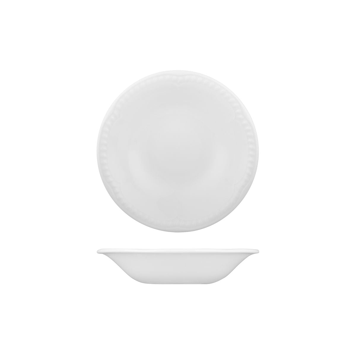 Round Bowl - 180mm, Buckingham from Churchill. made out of Porcelain and sold in boxes of 24. Hospitality quality at wholesale price with The Flying Fork! 