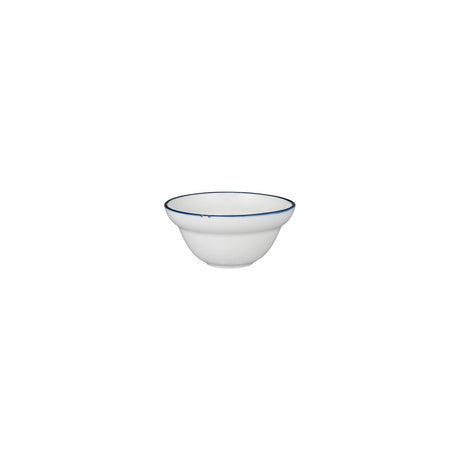Round Bowl - 120mm, Tintin White & Navy from Luzerne. made out of Ceramic and sold in boxes of 12. Hospitality quality at wholesale price with The Flying Fork! 