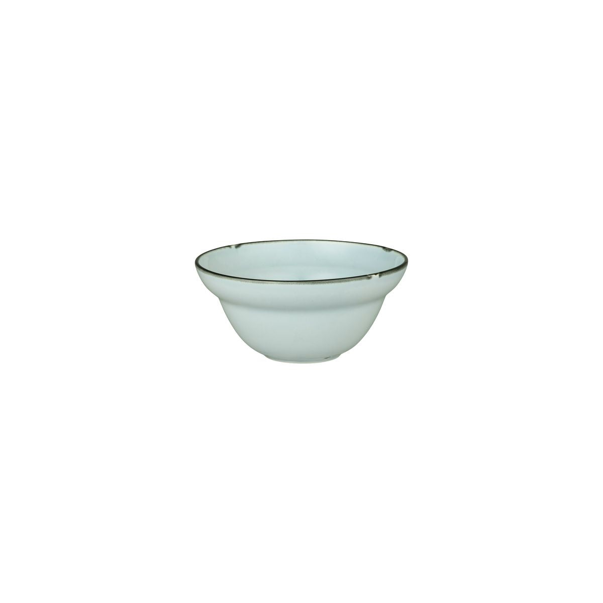 Round Bowl - 150mm, Tintin Blue & Black from Luzerne. made out of Ceramic and sold in boxes of 12. Hospitality quality at wholesale price with The Flying Fork! 