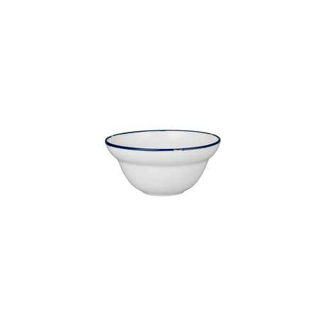 Round Bowl - 150mm, Tintin White & Navy from Luzerne. made out of Ceramic and sold in boxes of 12. Hospitality quality at wholesale price with The Flying Fork! 