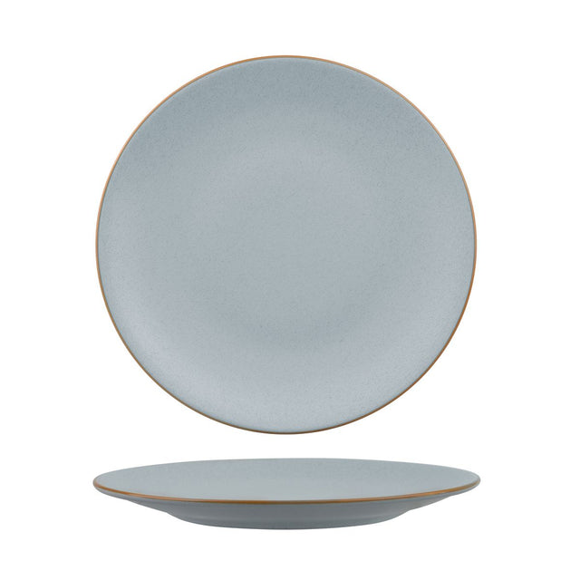 Round Coupe Plate - 260mm, Zuma Bluestone from Zuma. Matt Finish, made out of Ceramic and sold in boxes of 6. Hospitality quality at wholesale price with The Flying Fork! 