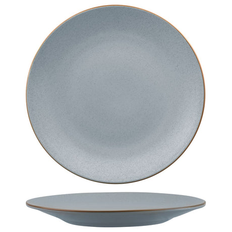 Round Coupe Plate - 310mm, Zuma Bluestone from Zuma. Matt Finish, made out of Ceramic and sold in boxes of 3. Hospitality quality at wholesale price with The Flying Fork! 