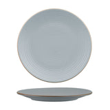 Coupe Plate - Ribbed, 265mm, Zuma Bluestone from Zuma. Matt Finish, made out of Ceramic and sold in boxes of 6. Hospitality quality at wholesale price with The Flying Fork! 