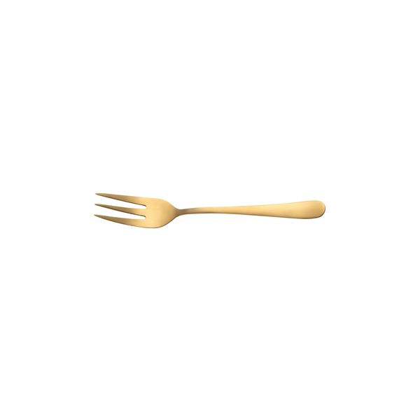 Cake Fork - AUSTIN GOLD from Amefa. made out of Stainless Steel and sold in boxes of 12. Hospitality quality at wholesale price with The Flying Fork! 