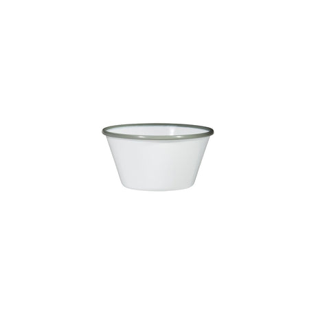 Tapered Bowl, 125 x 125 x 67mm, Melamine - White & Grey from Ryner Melamine. Sold in boxes of 12. Hospitality quality at wholesale price with The Flying Fork! 